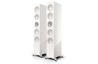 KEF R11 Meta Floorstanding Speakers - White Gloss