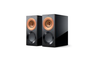 KEF Reference 1 Meta Bookshelf Speakers - High Gloss Black / Copper