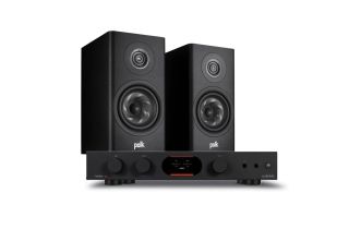 Audiolab 7000A Integrated Amplifier with Polk Reserve R200 Bookshelf Speakers