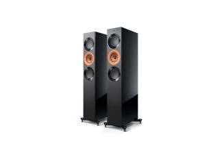 KEF Reference 3 Meta Floorstanding Speakers - High Gloss Black / Copper