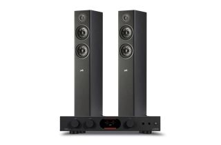 Audiolab 7000A Integrated Amplifier with Polk Reserve R500 Floorstanding Speakers