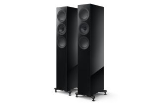 KEF R5 Meta Floorstanding Speakers - Black Gloss