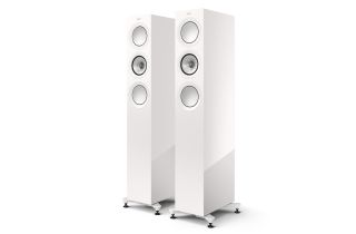 KEF R5 Meta Floorstanding Speakers - White Gloss