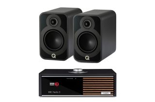 Ruark Audio R610 Music Console with Q Acoustics 5020 Bookshelf Speakers