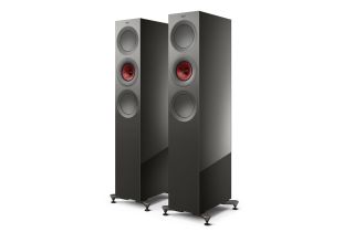 KEF R7 Meta Floorstanding Speakers - Titanium Gloss