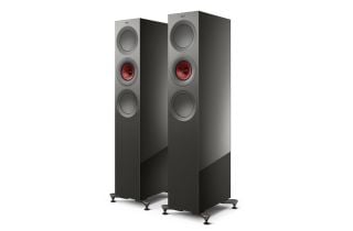 Nearly New - KEF R7 Meta Floorstanding Speakers - Titanium Gloss
