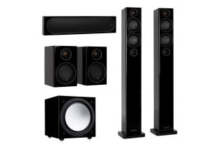 Monitor Audio Radius 270 5.1 AV Speaker Package - High Gloss Black