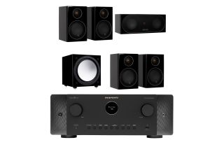 Marantz Cinema 60 DAB AV Receiver with Monitor Audio Radius 90 5.1 AV Speaker Package