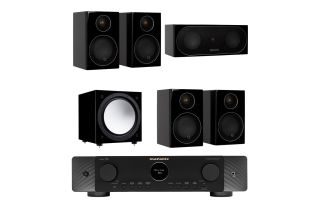 Marantz CINEMA 70s 7.2 Channel AV Receiver with Monitor Audio Radius 90 5.1 AV Speaker Package