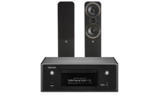 Denon CEOL RCD-N10 Hi-Fi Network CD Receiver with Q Acoustics 3050i Speakers