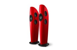 KEF Blade Two Meta Floorstanding Speakers - Racing Red / Grey