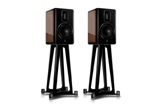 QUAD Revela 1 Standmount Speakers - Piano Walnut