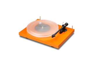 PT x Pro-Ject Debut Revolve Belt Driven Turntable - Gloss Orange
