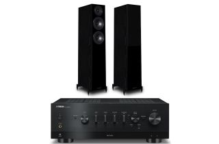 Yamaha R-N1000A Network Receiver with Wharfedale Diamond 12.3 Floorstanding Speakers