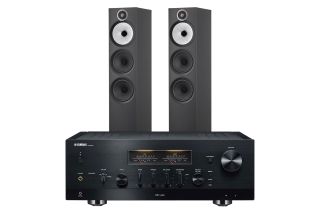 Yamaha R-N2000A Network Hi-Fi Receiver with Bowers & Wilkins 603 S3 Floorstanding Speakers