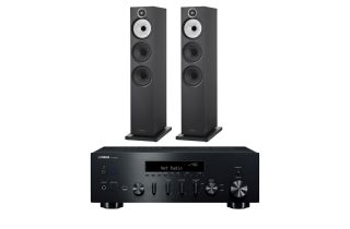 Yamaha R-N600A Network Receiver with Bowers & Wilkins 603 S3 Floorstanding Speakers