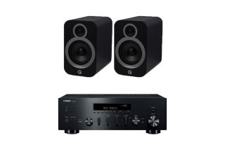 Yamaha R-N600A Network Receiver with Q Acoustics 3030i Bookshelf Speakers