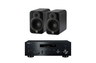Yamaha R-N600A Network Receiver with Q Acoustics Q 5020 Bookshelf Speakers
