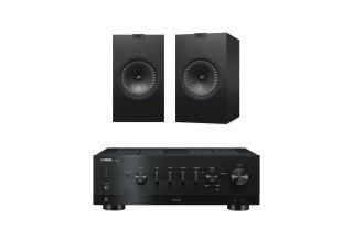 Yamaha R-N800A Network Receiver with KEF Q350 Bookshelf Speakers