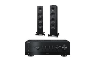 Yamaha R-N800A Network Receiver with KEF Q550 Floorstanding Speakers