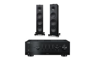 Yamaha R-N800A Network Receiver with KEF Q750 Floorstanding Speakers
