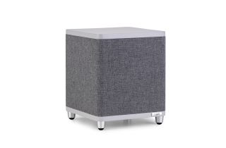 Ruark Audio RS1 Subwoofer - Lead Grey Cabinet Cloth with Soft Grey Lacquer Panels