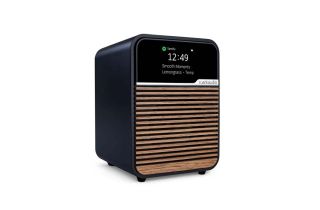 Ruark Audio R1S Smart Radio - Satin Charcoal Lacquer with Walnut Grille
