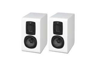 QUAD S-1 Ribbon Bookshelf Speakers - Piano White