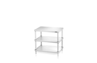 Solidsteel S3 Series Reference 3-Shelf Hi-Fi Rack - White