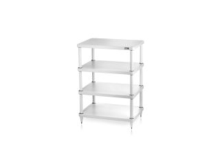 Solidsteel S3 Series Reference 4-Shelf Hi-Fi Rack - White