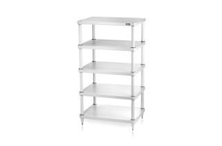 Solidsteel S3 Series Reference 5-Shelf Hi-Fi Rack - White