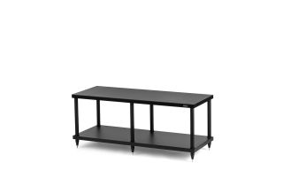 Solidsteel S4 Series Wide 2-Shelf Hi-Fi & AV Rack - Black