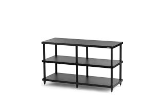 Solidsteel S4 Series Wide 3-Shelf Hi-Fi & AV Rack - Black