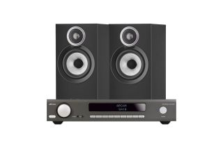 Arcam SA10 Integrated Amplifier with Bowers & Wilkins 607 S3 Standmount Speakers