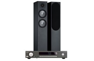 Arcam SA10 Integrated Amplifier with Monitor Audio Bronze 200 Speakers (6th Gen)