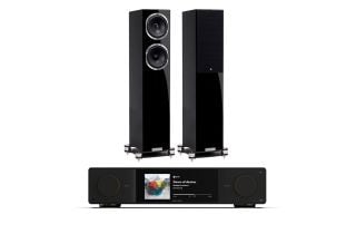 Arcam Radia SA35 Streaming Integrated Amplifier with Fyne Audio F501SP Floorstanding Speakers