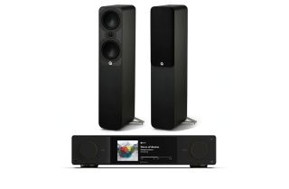 Arcam Radia SA35 Streaming Integrated Amplifier with Q Acoustics Q 5050 Floorstanding Speakers
