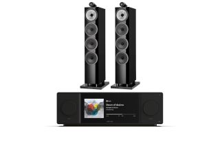 Arcam Radia SA45 Streaming Amplifier with Bowers & Wilkins 702 S3 Floorstanding Speakers