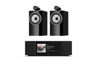 Arcam Radia SA45 Streaming Amplifier with Bowers & Wilkins 705 S3 Bookshelf Speakers