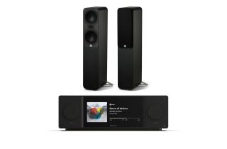 Arcam Radia SA45 Streaming Amplifier with Q Acoustics Q 5050 Floorstanding Speakers