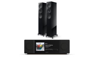 Arcam Radia SA45 Streaming Amplifier with KEF R5 Meta Floorstanding Speakers