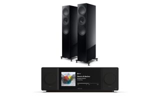 Arcam Radia SA45 Streaming Amplifier with KEF R7 Meta Floorstanding Speakers