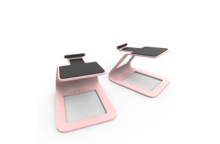 Kanto SE2 Elevated Desktop Speaker Stands - Pink