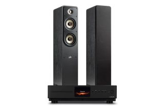 Audiolab Omnia Amplifier & CD Streaming System with Polk Signature Elite ES50 Floorstanding Speakers