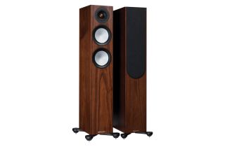 Monitor Audio Silver 200 7G Floorstanding Speakers - Natural Walnut