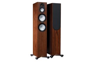 Monitor Audio Silver 300 7G Floorstanding Speakers - Natural Walnut