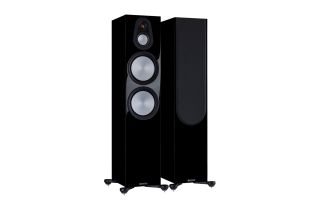 Monitor Audio Silver 500 7G Floorstanding Speakers - Black Gloss