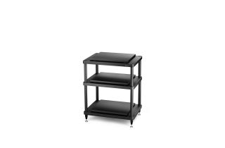 Solidsteel S5 Series Advanced 3-Shelf Hi-Fi Rack - Black