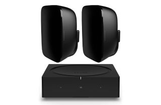 Sonos Amp with Bowers & Wilkins AM-1 Outdoor Speakers