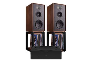 Sonos Amp with Wharfedale Linton Heritage Standmount Speakers and Matching Stands